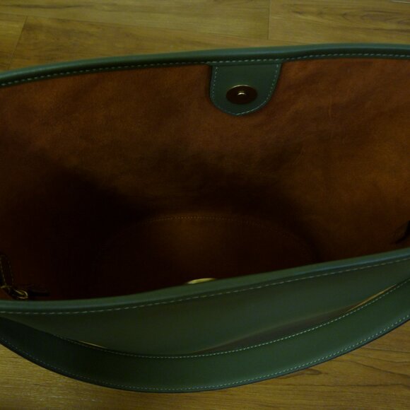 Coach Dakota Bucket Bag - Army Green NWT - Picture 6 of 15